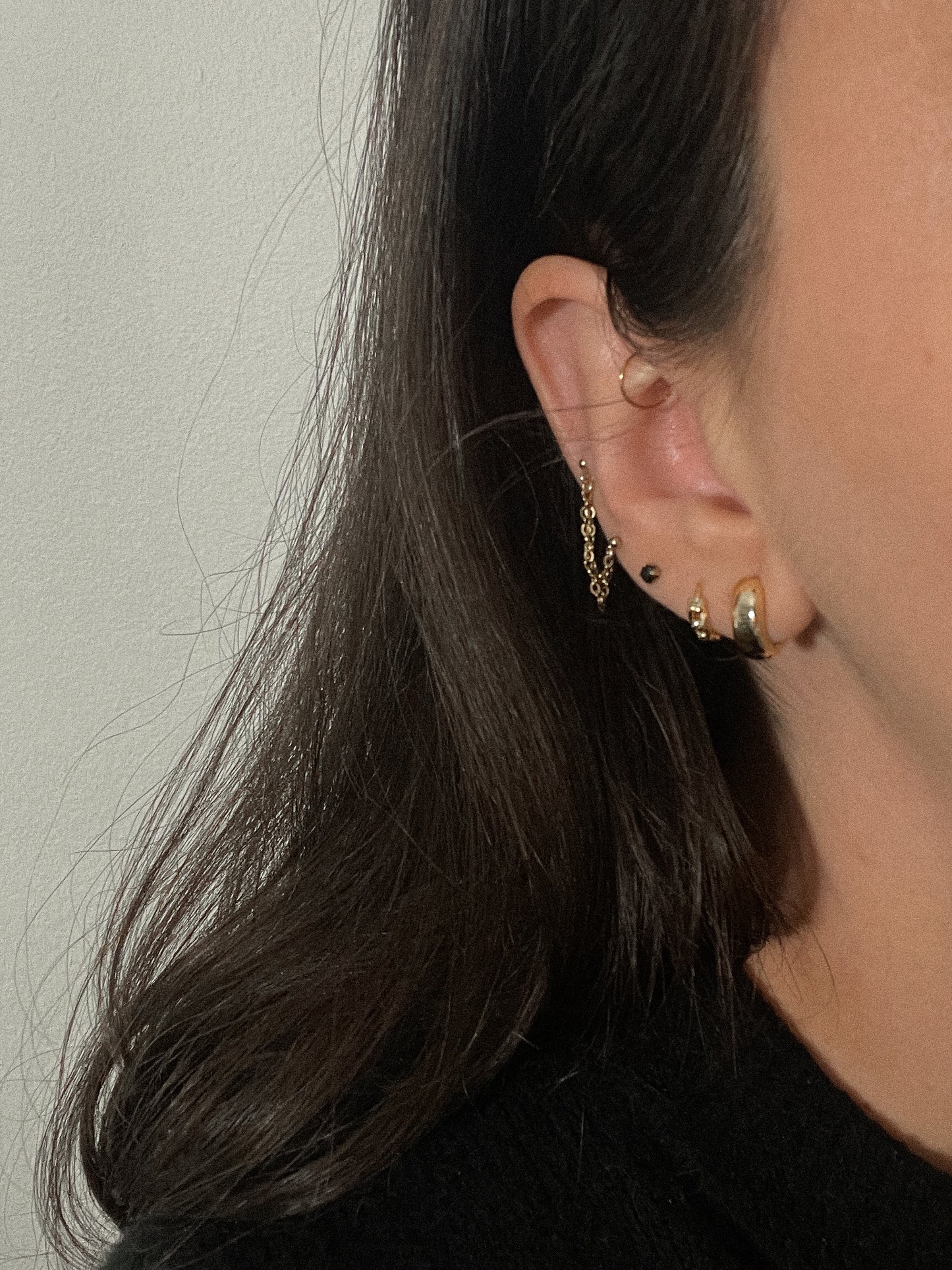 Black Spinel Studs