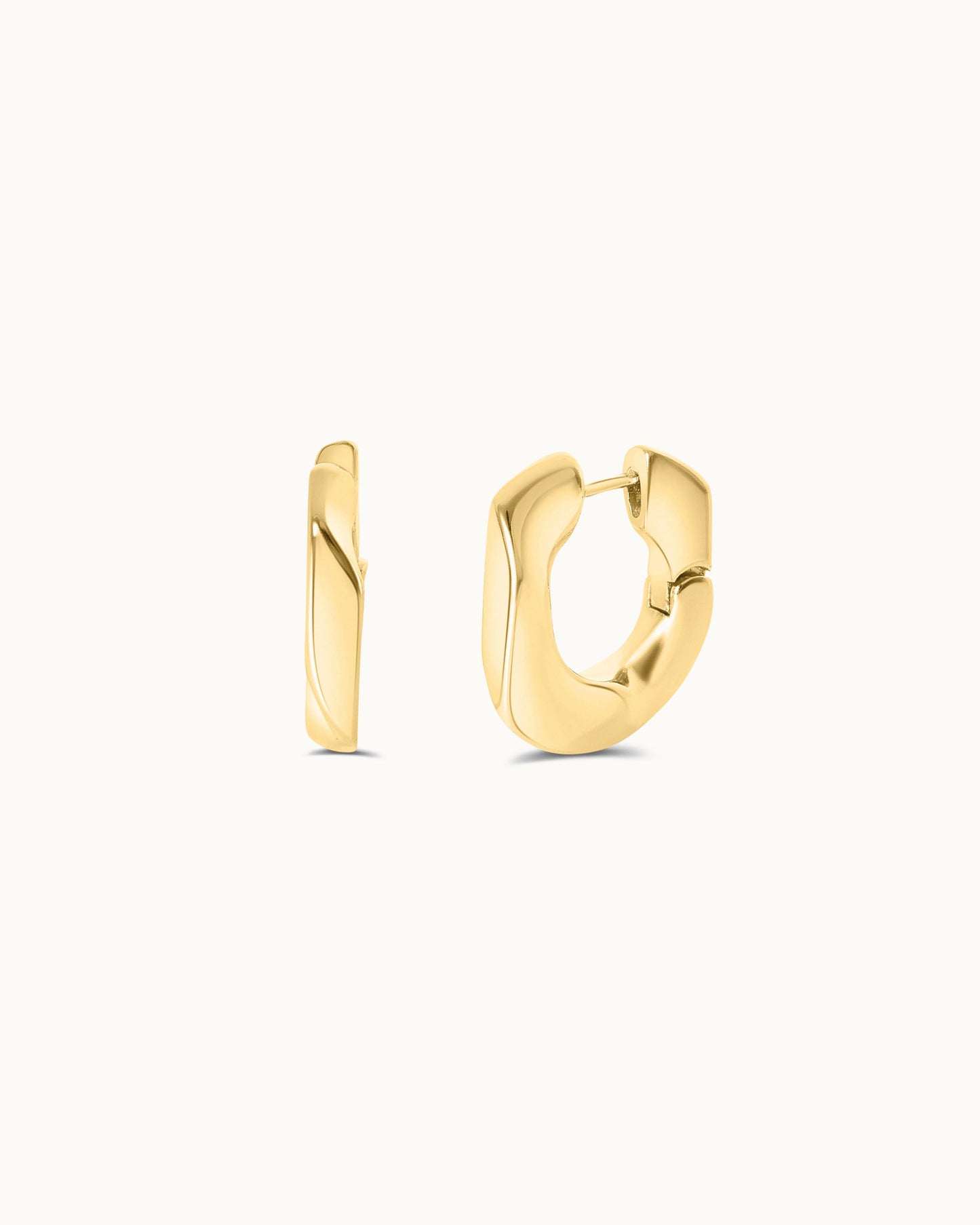 wavy hoops