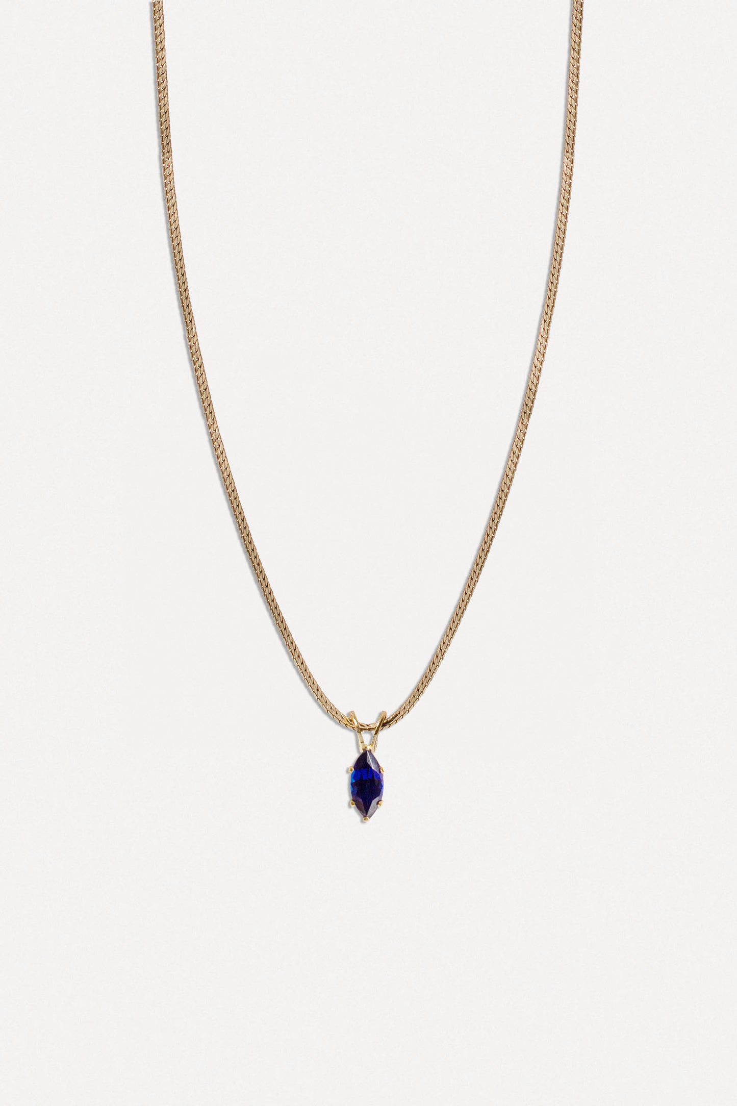 Sapphire Pendant Necklace