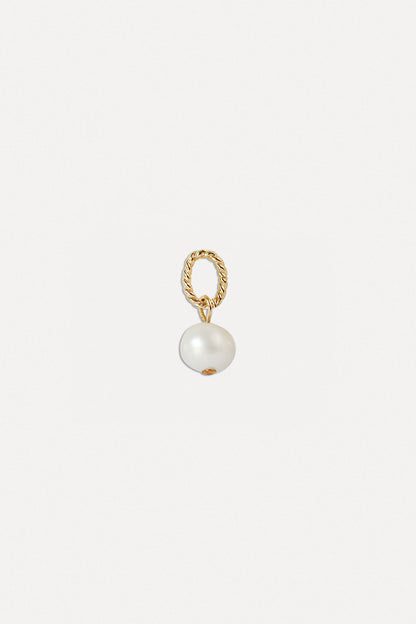 Round Pearl Necklace Charm