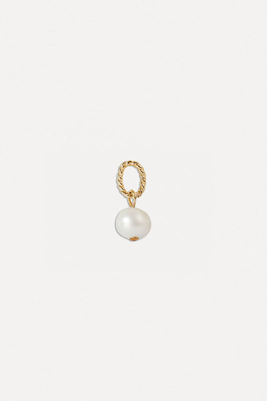 Round Pearl Necklace Charm