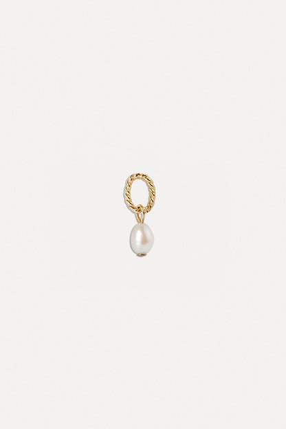 Tiny Pearl Necklace Charm